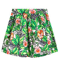 Kenzo Nederdel - Mint Green m. Blomster/Hulmønster Kenzo Nederdel - Mint Green m. Blomster/Hulmønster