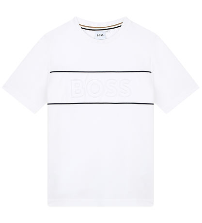 BOSS T-shirt - Hvid m. Sort