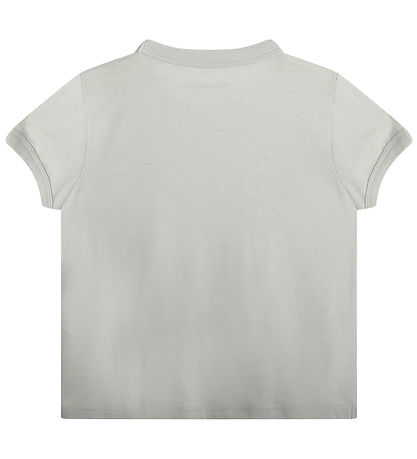 Zadig & Voltaire T-shirt - Alister - Lysegrå m. Blomster/Similis