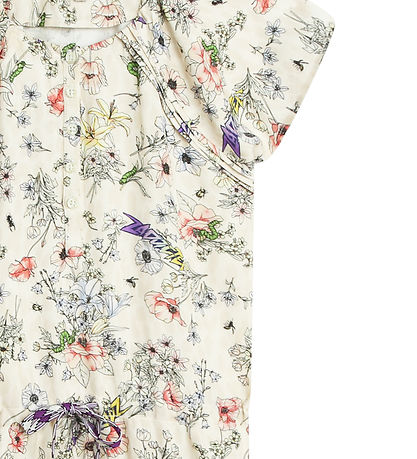 Zadig & Voltaire Kjole - Karolina - Cream m. Blomster Zadig & Voltaire Kjole - Karolina - Cream m. Blomster