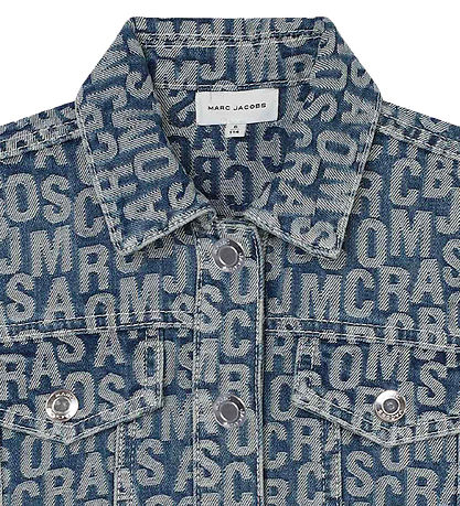 Little Marc Jacobs Denimjakke - Denim Blue m. Print Little Marc Jacobs Denimjakke - Denim Blue m. Print