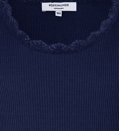 Rosemunde T-shirt - Silke/Bomuld - Noos - Navy Rosemunde T-shirt - Silke/Bomuld - Noos - Navy
