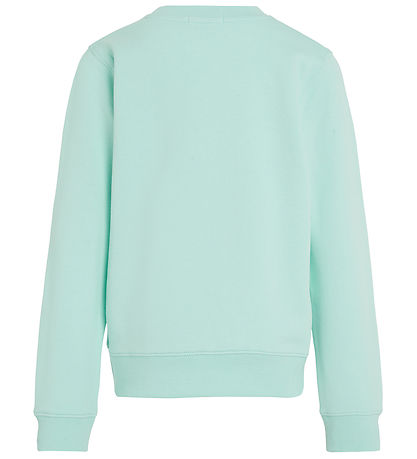 Calvin Klein Sweatshirt - Minimalistic Reg.Cn - Blue Tint Calvin Klein Sweatshirt - Minimalistic Reg.Cn - Blue Tint
