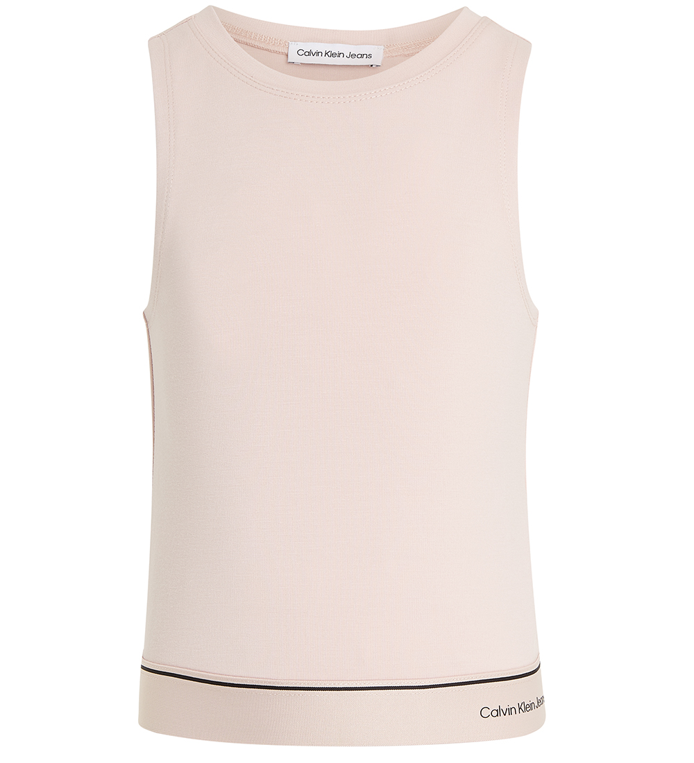 Calvin Klein Top - Ärmelloses Tape Punto - Sepia Rose - Calvin Klein - 14 Jahre (164) - Tanktops