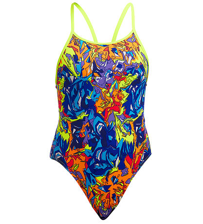 Funkita Badedragt - Diamond Back One Piece - UV50+ - Mixed Mess Funkita Badedragt - Diamond Back One Piece - UV50+ - Mixed Mess