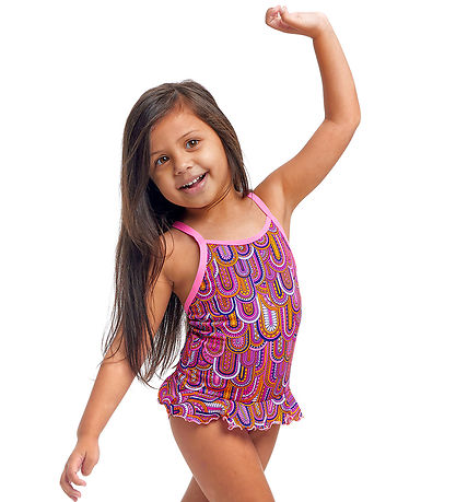Funkita Badedragt -  Belted Frill - UV50+ - Learn To Fly Funkita Badedragt -  Belted Frill - UV50+ - Learn To Fly