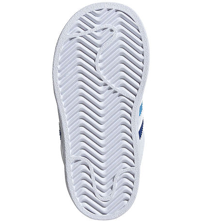 adidas Originals Sko - Superstar CF I - Hvid/Blå