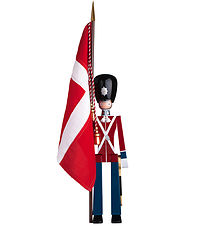 Kay Bojesen Træfigur - Fanebærer - Mellem - Rød/Blå/Hvid Kay Bojesen Træfigur - Fanebærer - Mellem - Rød/Blå/Hvid