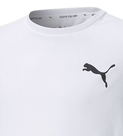 Puma T-shirt - Active small Logo - Hvid Puma T-shirt - Active small Logo - Hvid
