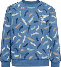 Hummel Sweatshirt - hmlGustav - Coronet Blue Hummel Sweatshirt - hmlGustav - Coronet Blue
