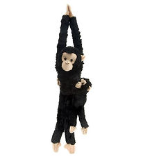Wild Republic Bamse - Hænge Abe - 18x55 - Chimpanse m. Unge Wild Republic Bamse - Hænge Abe - 18x55 - Chimpanse m. Unge