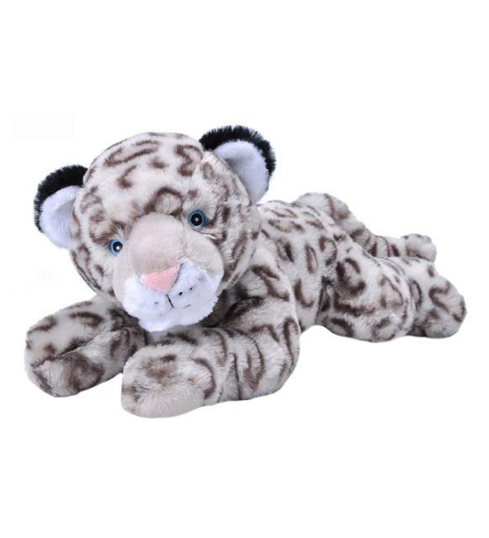 Wild Republic Knuffel - Ecokins - 19x33 - Sneeuwluipaard - Wild Republic - OneSize - Knuffels
