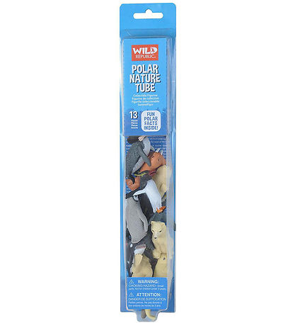 Wild Republic Figurer - Nature Tube - 13 stk. - Polar Dyr