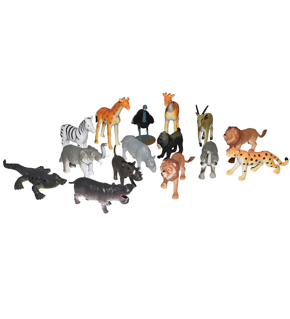 Wild Republic Figuren - Nature Tube - 15 st. - Afrikanische Tier - Wild Republic - One Size - Spielzeugtiere