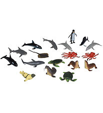 Wild Republic Figurer - Nature Tube - 18 stk. - Akvatiske Dyr Wild Republic Figurer - Nature Tube - 18 stk. - Akvatiske Dyr