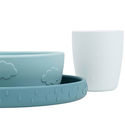 Done by Deer Spisesæt - Silikone - 3 dele - Stick & Stay - Deer  Done by Deer Spisesæt - Silikone - 3 dele - Stick & Stay - Deer