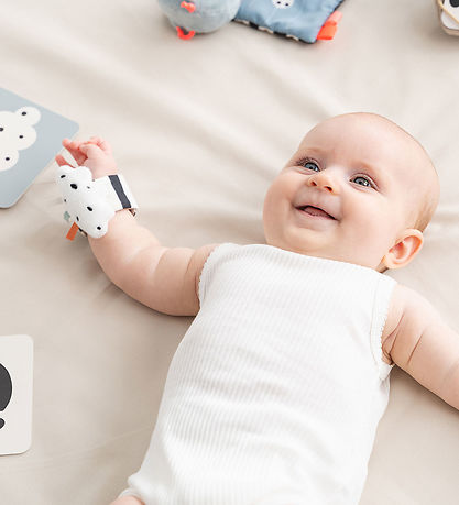 Done by Deer Håndledsranglesæt - 2-pak - Happy Clouds - Powder Done by Deer Håndledsranglesæt - 2-pak - Happy Clouds - Powder