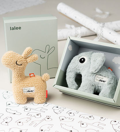Done by Deer Soft Toy - Gift Box - Elphee - Blue