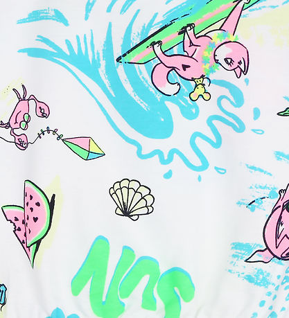 Billieblush T-shirt - Hvid m. Surfprint Billieblush T-shirt - Hvid m. Surfprint