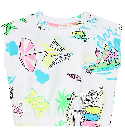 Billieblush T-shirt - Hvid m. Surfprint Billieblush T-shirt - Hvid m. Surfprint