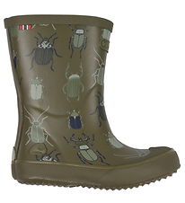 Viking Gummistiefel - Indie - Khaki/Leinen m. Print