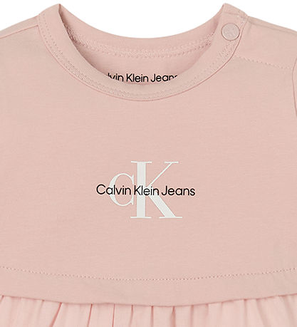 Calvin Klein Kjole m. Shorts - Monogram Logo - Sepia Rose Calvin Klein Kjole m. Shorts - Monogram Logo - Sepia Rose