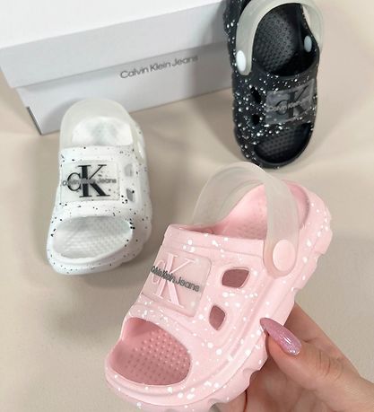 Calvin Klein Sandaler - Comfy - Pink m. Hvid Calvin Klein Sandaler - Comfy - Pink m. Hvid