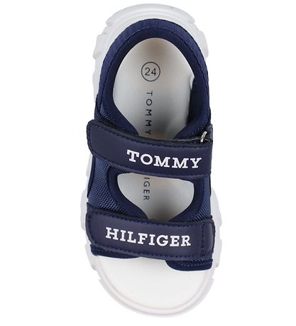 Tommy Hilfiger Sandaler - Logo Velcro - Blå