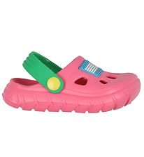 Tommy Hilfiger Sandaler - Comfy - Fuxia/Green Tommy Hilfiger Sandaler - Comfy - Fuxia/Green