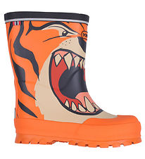 Viking Gummistøvler - Jolly - Orange/Multi m. Tiger Viking Gummistøvler - Jolly - Orange/Multi m. Tiger