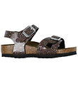 Birkenstock Sandaler - Rio Plain - Cosmic Sparkle Black Multi Birkenstock Sandaler - Rio Plain - Cosmic Sparkle Black Multi