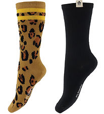 Mini Rodini Strømper - 2-pak - Basic Leopard - Multi Mini Rodini Strømper - 2-pak - Basic Leopard - Multi
