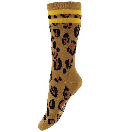 Mini Rodini Strømper - 2-pak - Basic Leopard - Multi