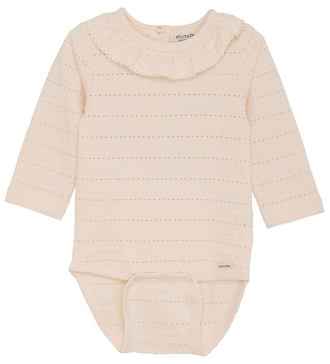 Minymo Body l/æ - Jacquard - Pink Champagne