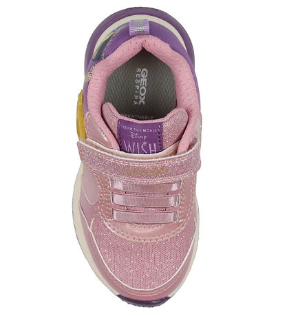 Geox Sko m. Lys - Spaceclub - Pink/LT Prune Geox Sko m. Lys - Spaceclub - Pink/LT Prune