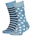 Tommy Hilfiger Strømper - 2-pak - Stars And Stripes - Jeans Tommy Hilfiger Strømper - 2-pak - Stars And Stripes - Jeans