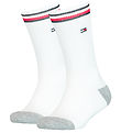 Tommy Hilfiger Strømper - 2-pak - Hvid Tommy Hilfiger Strømper - 2-pak - Hvid