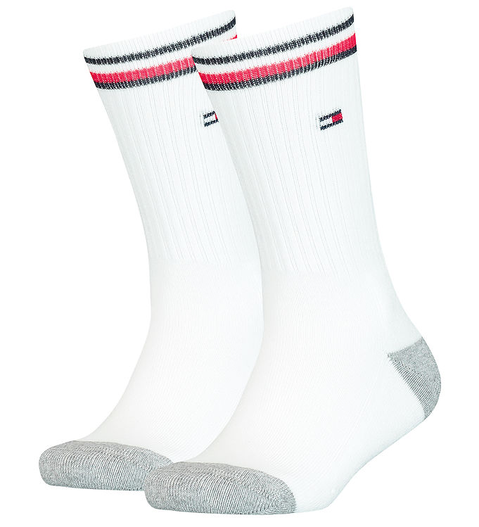 Tommy Hilfiger Strømper - 2-pak - Hvid
