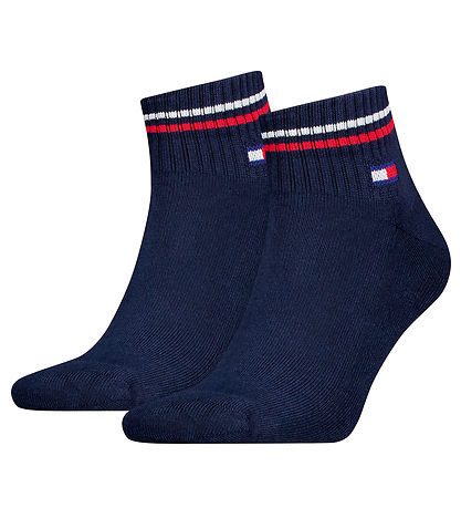 Tommy Hilfiger Strømper - 2-pak - Dark Navy Tommy Hilfiger Strømper - 2-pak - Dark Navy