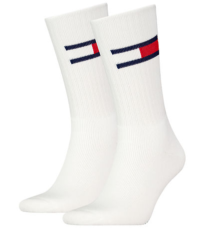 Tommy Hilfiger Strømper - 2-pak - Hvid Tommy Hilfiger Strømper - 2-pak - Hvid