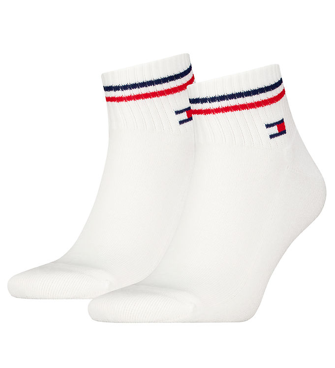 Tommy Hilfiger Strømper - 2-pak - Hvid