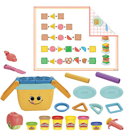 Play-Doh Modellervoks - Picnic Shapes - Starter Set Play-Doh Modellervoks - Picnic Shapes - Starter Set