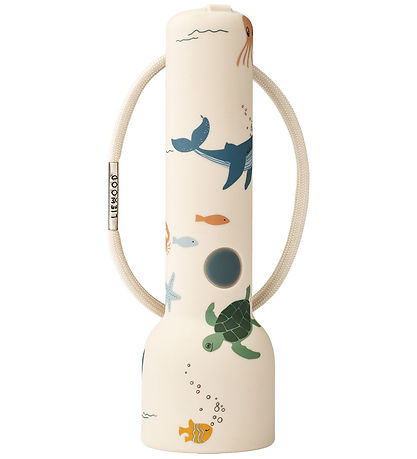 Liewood Lommelygte - Gry - Silikone - Sea Creature/Sandy Liewood Lommelygte - Gry - Silikone - Sea Creature/Sandy