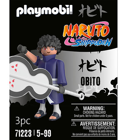 Playmobil Naruto - Obito - 71223 - 3 Dele Playmobil Naruto - Obito - 71223 - 3 Dele
