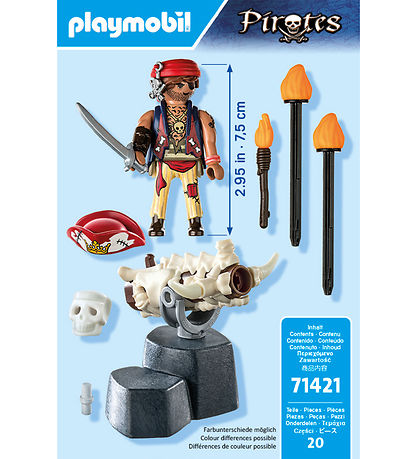 Playmobil Pirates - Kanonér - 71421 - 20 Dele Playmobil Pirates - Kanonér - 71421 - 20 Dele