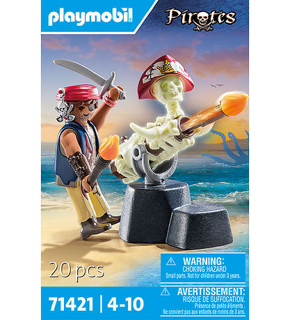 Playmobil Pirates - Kanonér - 71421 - 20 Dele Playmobil Pirates - Kanonér - 71421 - 20 Dele