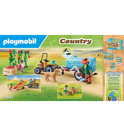 Playmobil Country - Traktor med Anhænger o... - 71442 - 117 Dele