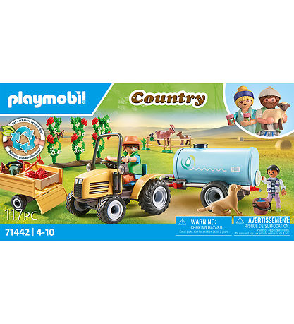 Playmobil Country - Traktor med Anhænger o... - 71442 - 117 Dele