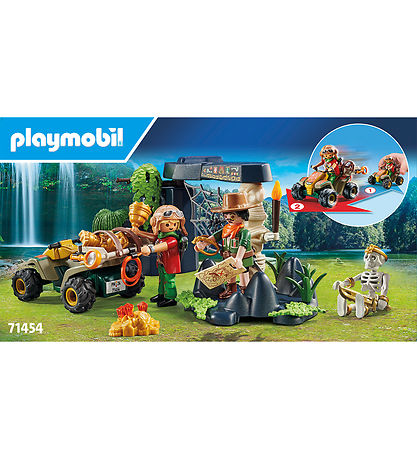 Playmobil - Skattejagt I Junglen - 71454 - 72 Dele Playmobil - Skattejagt I Junglen - 71454 - 72 Dele