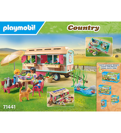 Playmobil Country - Hyggelig Campingvogn-café - 71441 - 145 Dele